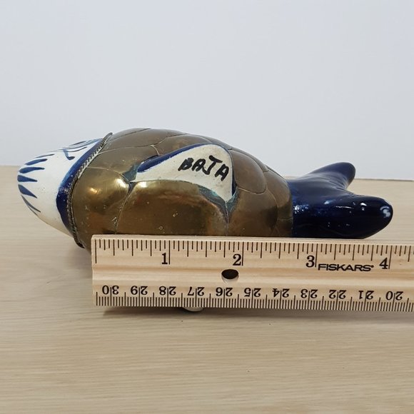 Baja Brass Pottery Fish - Picture 2 of 8